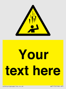 Custom Falling Ice sign